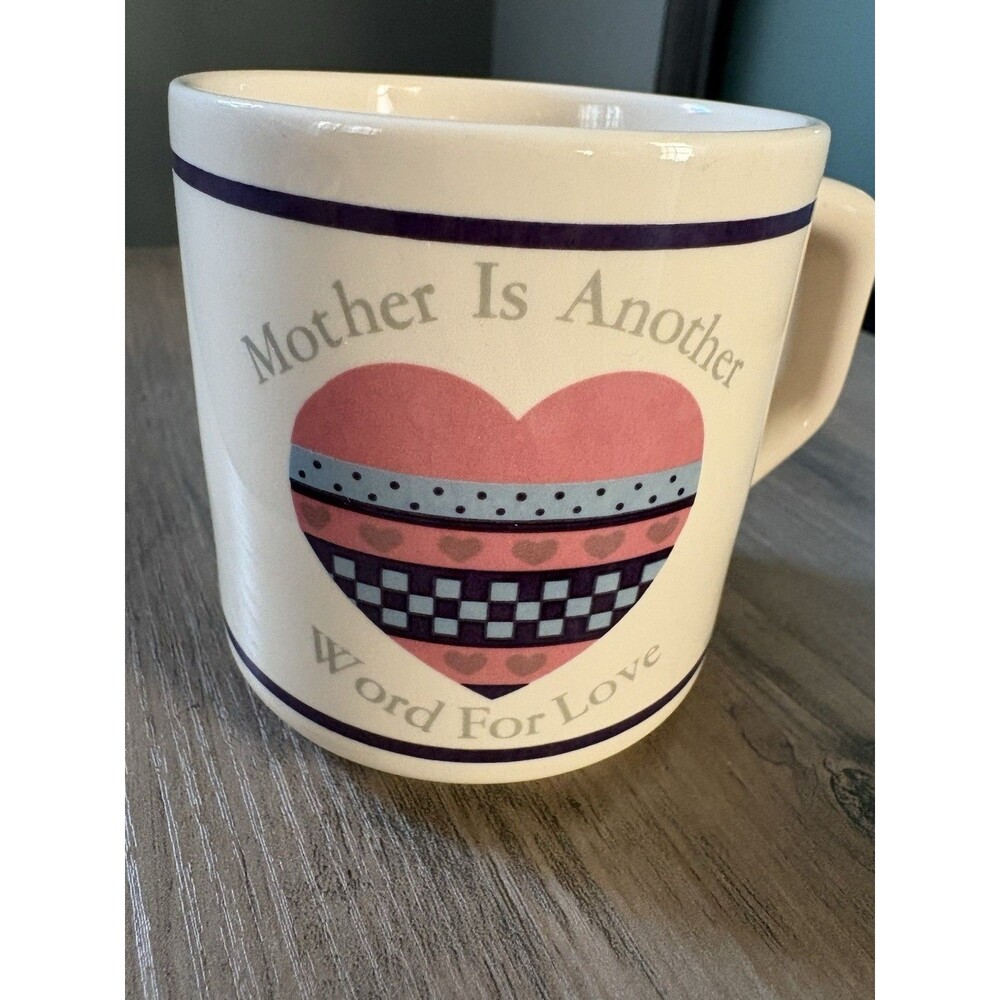 Vintage 1980's Hallmark Mug Mates Mother Ceramic Lid Coaster